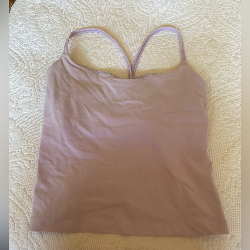 Lululemon tank top with build in bra